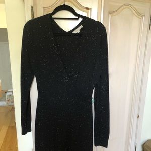 Loft wrap sweater dress size M.  Never worn
